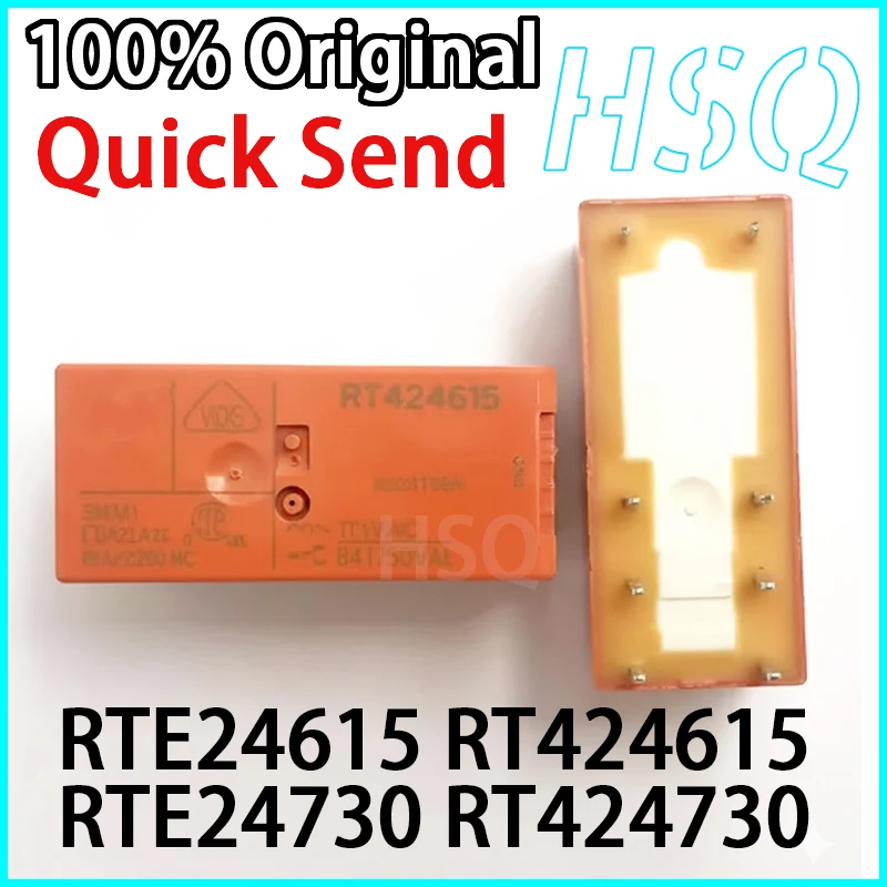 1PCS NEW RTE24615 RT424615 115VAC RTE24730 RT424730 230VAC 8A250VAC DIP-8 Two Open and Two Closed Electromagnetic Relay