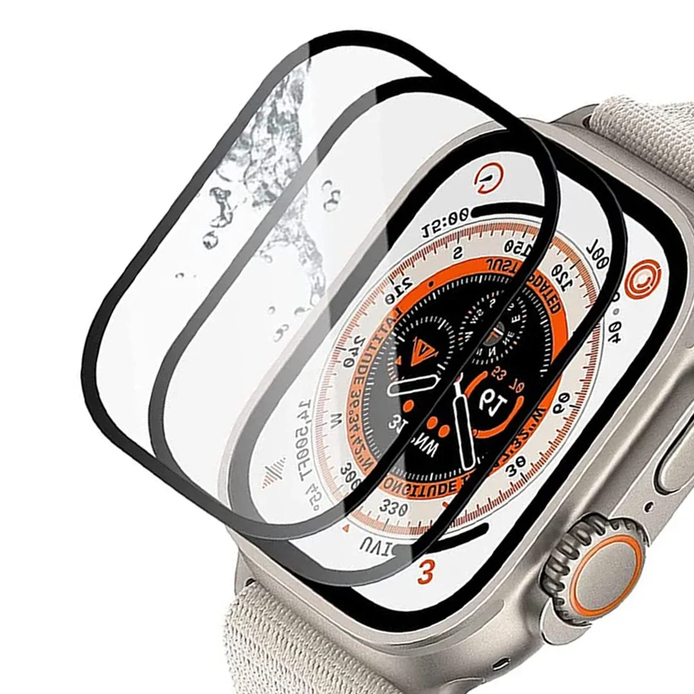Ochraniacz ekranu do Apple Watch Series 9-8-7-6 5 4 Se ultra-2 49 mm 41 mm 45 mm 40 mm 44 mm 3D (nie szkลo hartowane) Akcesoria do folii