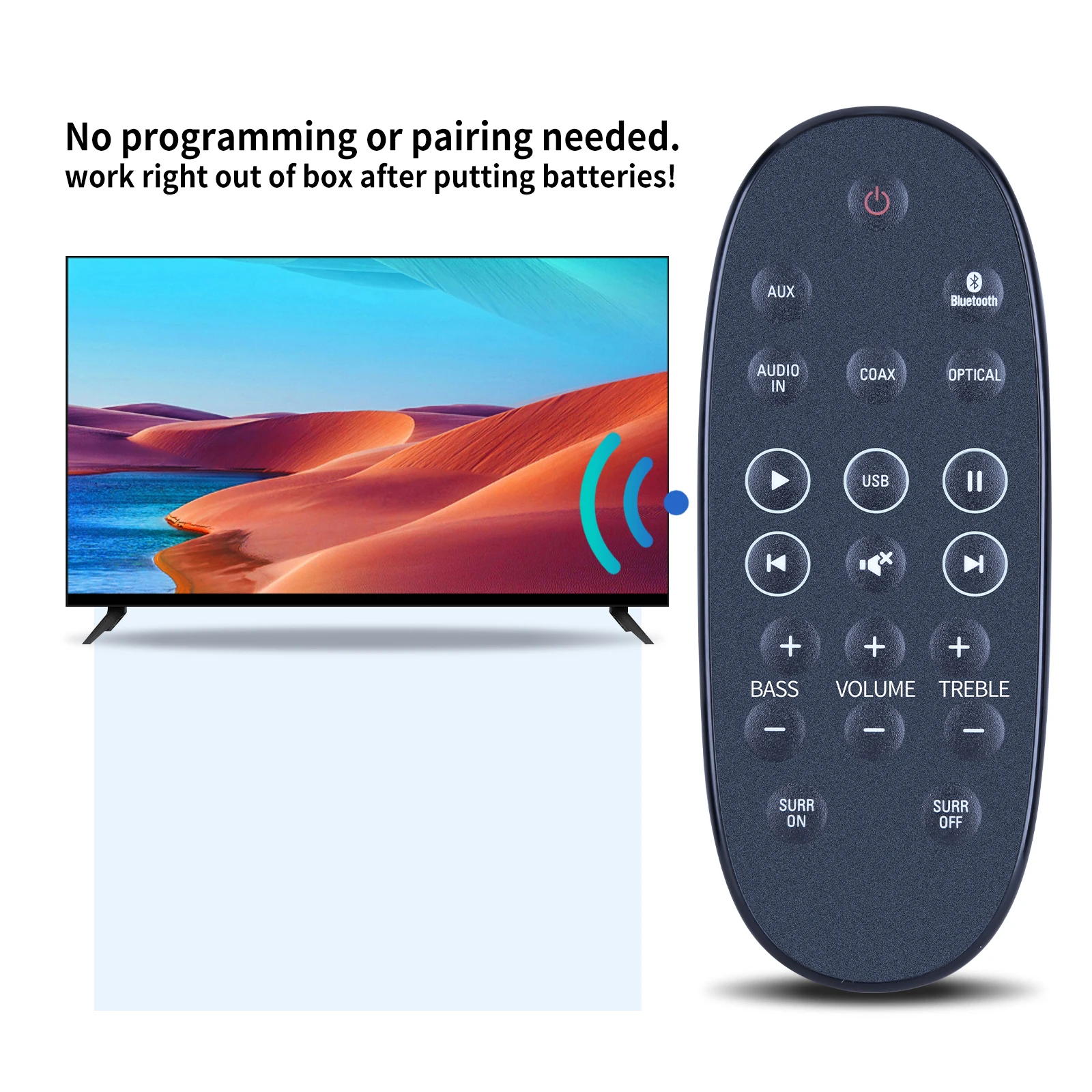 Remote control for PHILIPS HTL2101B(T)93 HTL 2101A 79 Soundbar