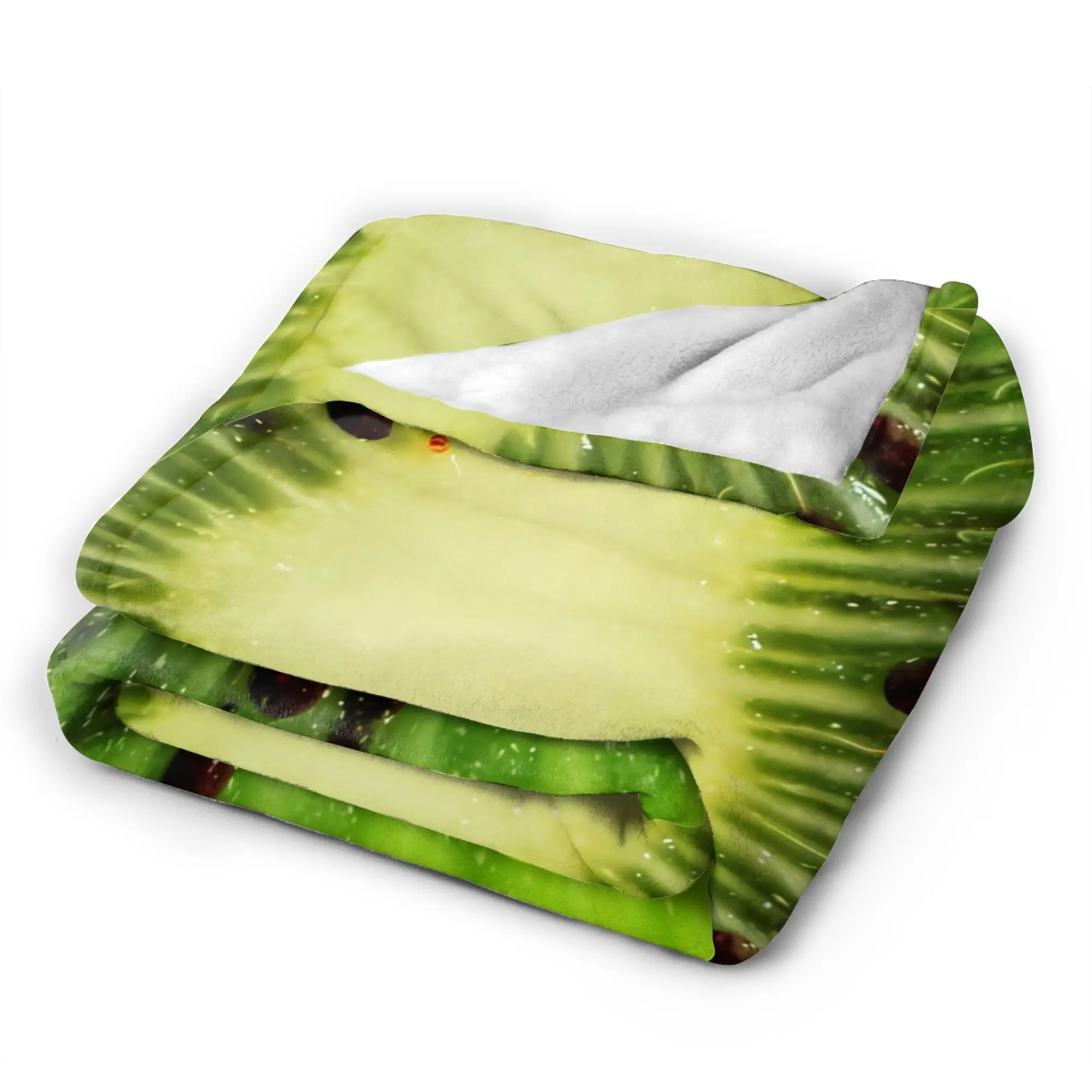 Cabbage Pattern Blanket  Warm Soft Street Trend Plush Bedding Throws For Girls Boys Home Decor Flannel Bedspread Bed Cover