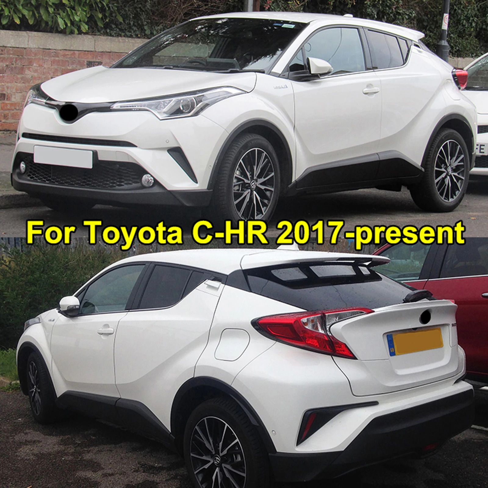 Rear Tailgate Trunk Tailgate Back Door Chrome Trim Cover Stainless Steel Lid Molding For Toyota C-HR CHR 2018 2019 2020 2021