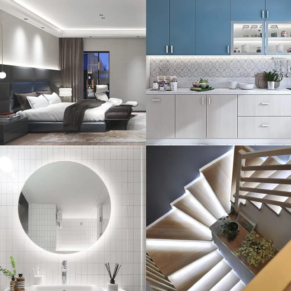 10 متر 20 متر تويا واي فاي COB CCT Led قطاع 24 فولت المزدوج الأبيض ضوء الغرفة 2700-6500 كيلو 2.4 جرام RF يعتم اللمس عن بعد f أليكسا جوجل SmartThings