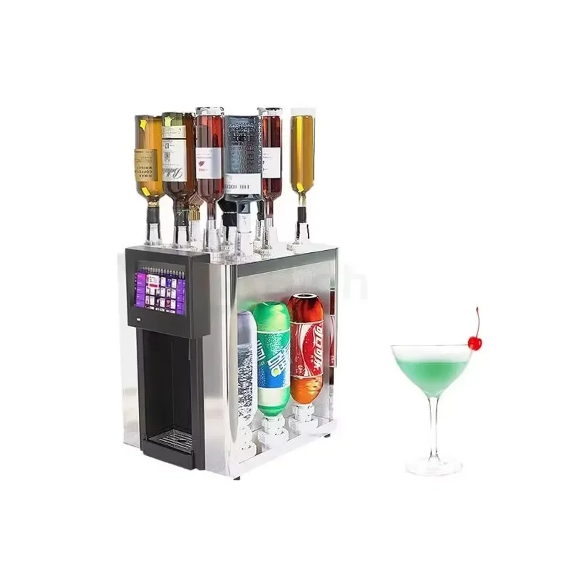 Automatic Smart Bartender Machine Robotic Cocktail Maker with Touch Screen for Home Bar Party Drink Dispenser Device Robotic
