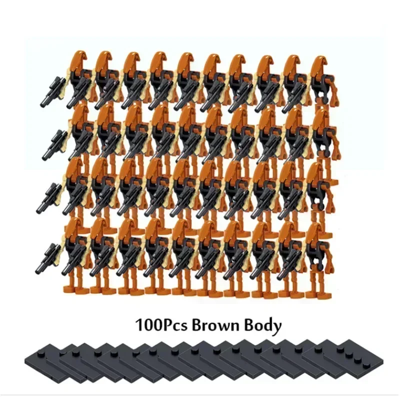 100 Stück / Set Bestseller Kampfdroide K2-SO Kampfroboter Bausteine Set Modellbausatz für Kinder Geschenk Spielzeug