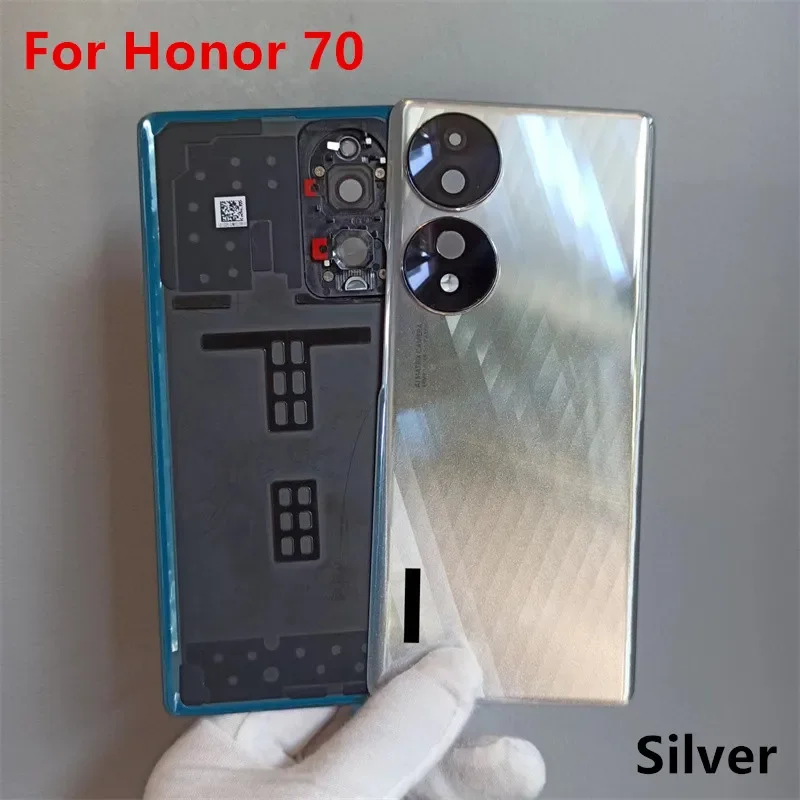 Housing For Huawei Honor 70 /  Pro Battery Cover Repair Back Door Phone Replace Rear Case   Camera Lens Logo Adhesive