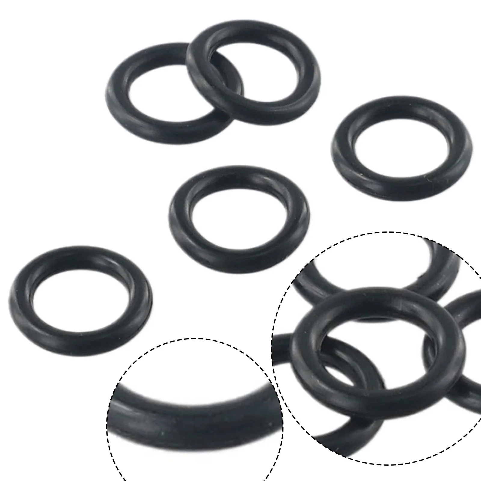 Brand New High Quality Practical Outdoor Power Equipment 1/4 O-Rings Connector Seal Solid 20 Pcs Pressure Washer Accessories