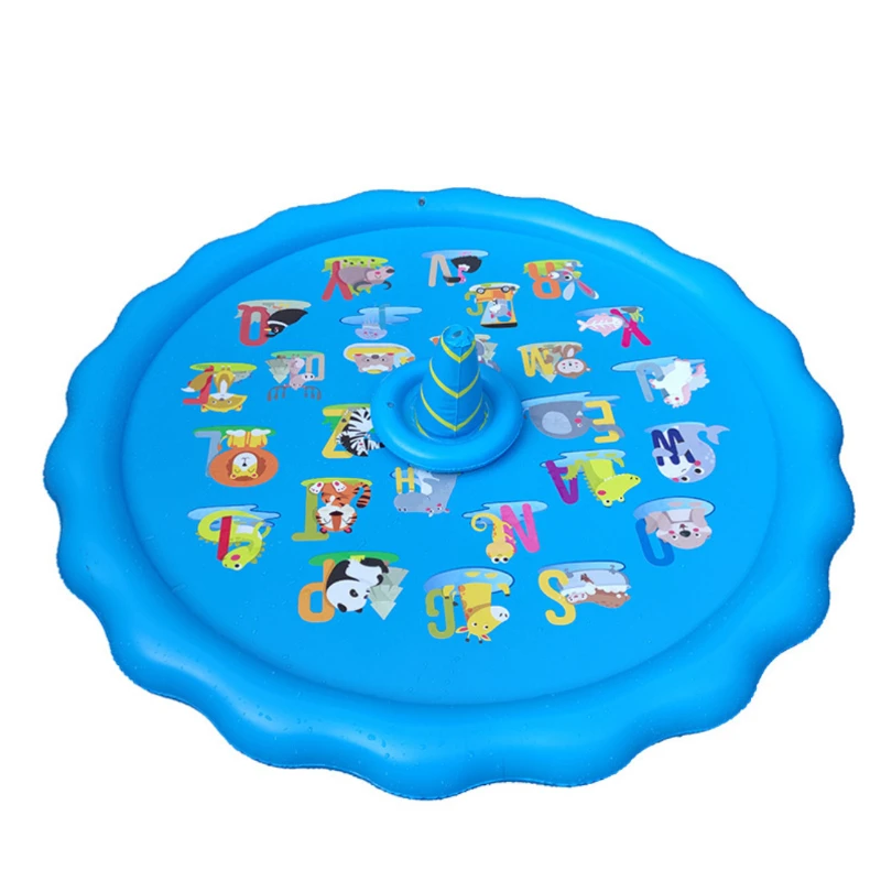 Children\'s Water Playing Equipment in Summer Inflatable Water Spray Pad Outdoor Children\'s Water Spray Game Pad Splash Proof Pad