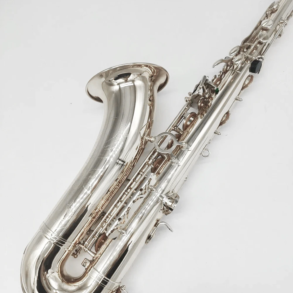 Silver 802 professional Tenor saxophone B flat one-to-one structural instrument hand carved patterns sax tenor high quality