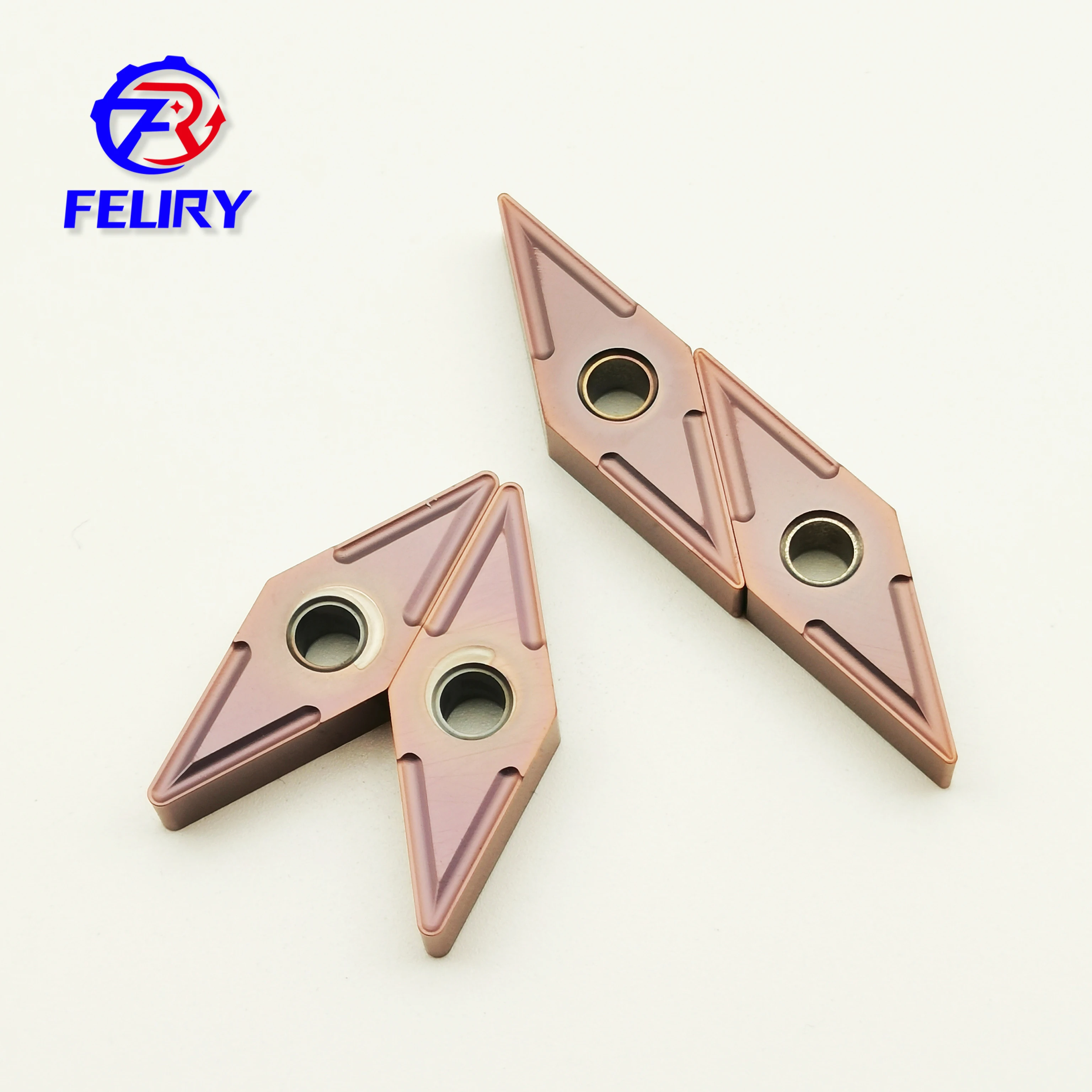 

High-quality universal hard alloy tools VNMG160404 VNMG160408-MS LF6018 are used for processing stainless steel and steel parts