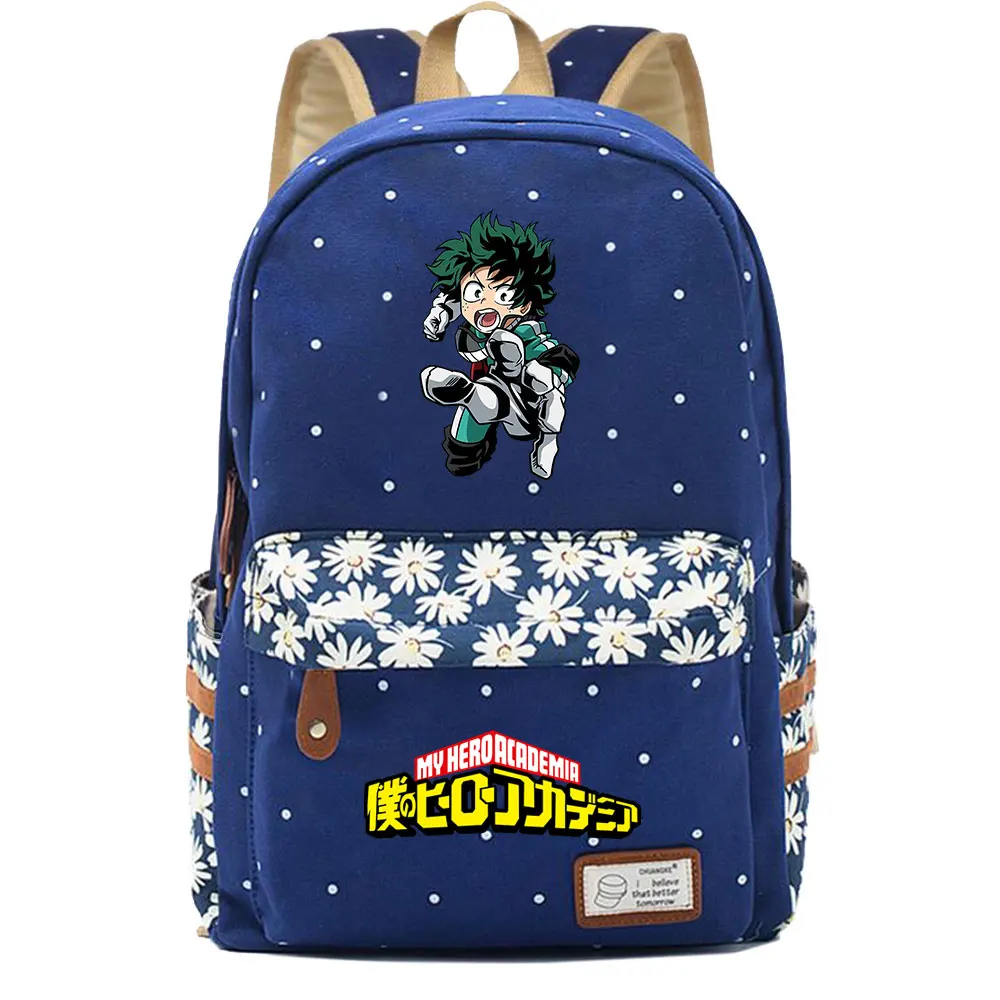 Teenagers Student Mochila Anime My Hero Academia Girl Back To School Book Bags Women Bagpack Canvas Laptop Travel Backpack