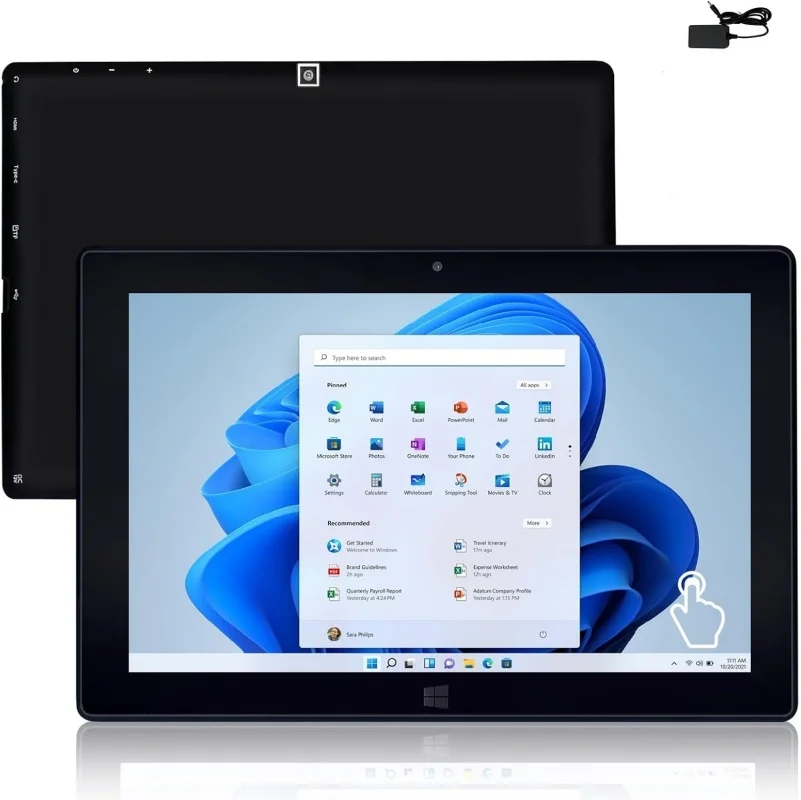 10.1 INCH 64 Bit T10 8GB DDR RAM 128GB ROM AR10 WINDOWS 10 Tablet PC 1280*800 IPS Screen HDMI-Compatible Type-C