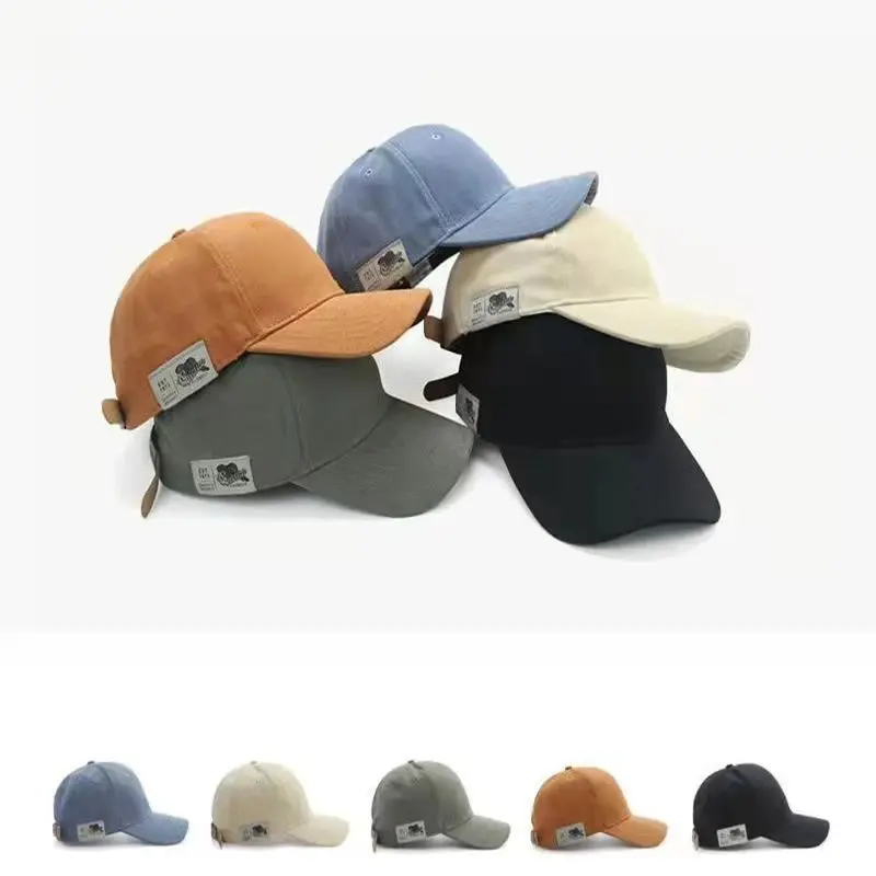 New Fashion Hip Hop ETS.1973 Tag Solid Color Baseball Cap 1 Pcs Straight Buckle Men Snapback Caps Outdoor Sports Sun Hat