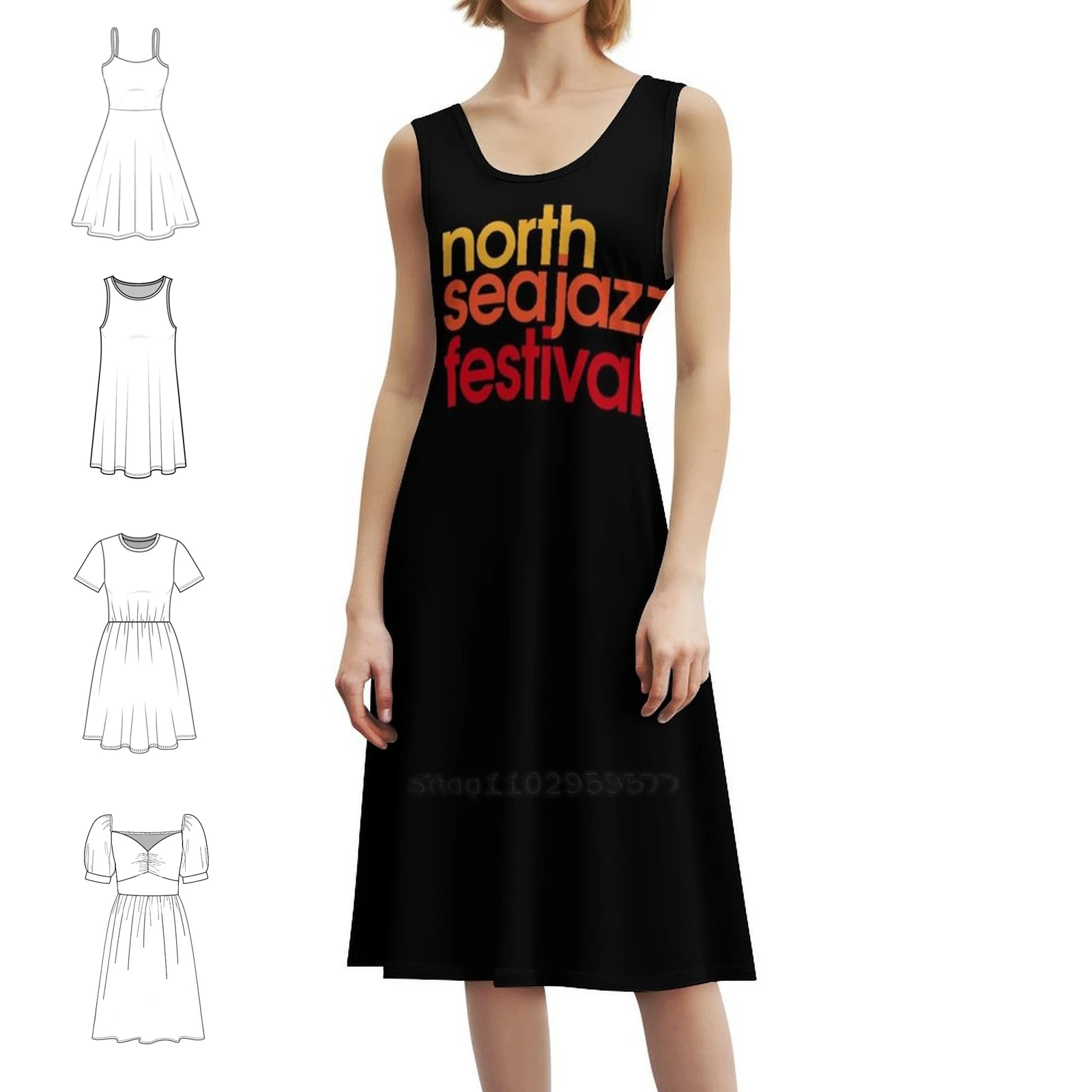 

Фестиваль Северного Моря Джаза Повседневное Платье Корейского Стиля Для Женщин Простые Повседневные Офисные Женские Платья Фестиваль Северного Море Джаза Вечеринка