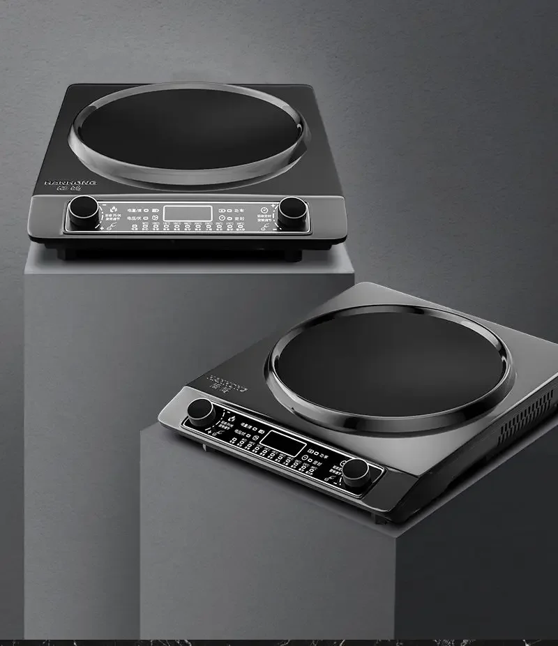 Concave induction cooker, household concave stove high-power commercial, concave energy-saving stir-frying