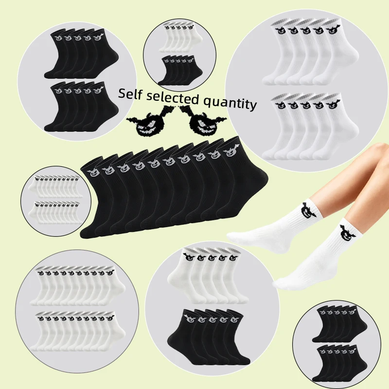 

Носки унисекс 10/20, креативные, мягкие, в стиле хип-хоп, с забавным дизайном «Сумасшедший дьявол», оригинальный подарок, забавные носки для женщин