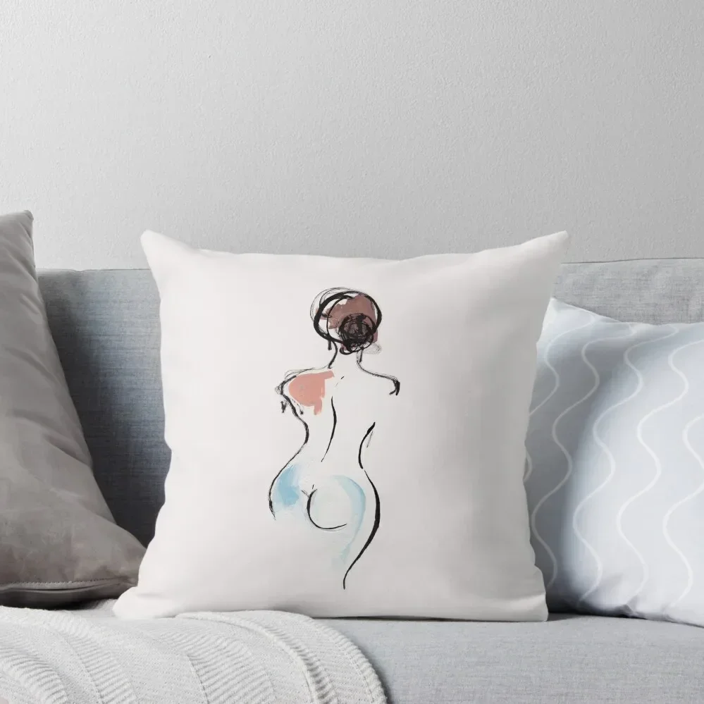 

Nude Throw Pillow Pillowcase Pillow Case Christmas Rectangular Cushion Cover pillow