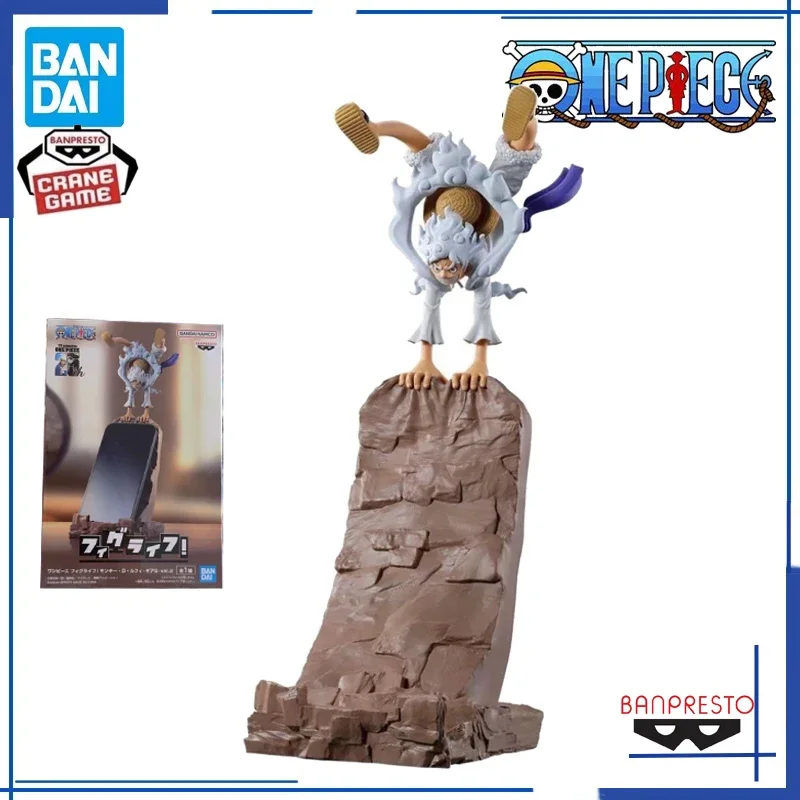 

100% In Stock Bandai Original Banpresto Fig Life Gear 5 Monkey D Luffy Model Genuine Boxed Toy Figure Anime One Piece