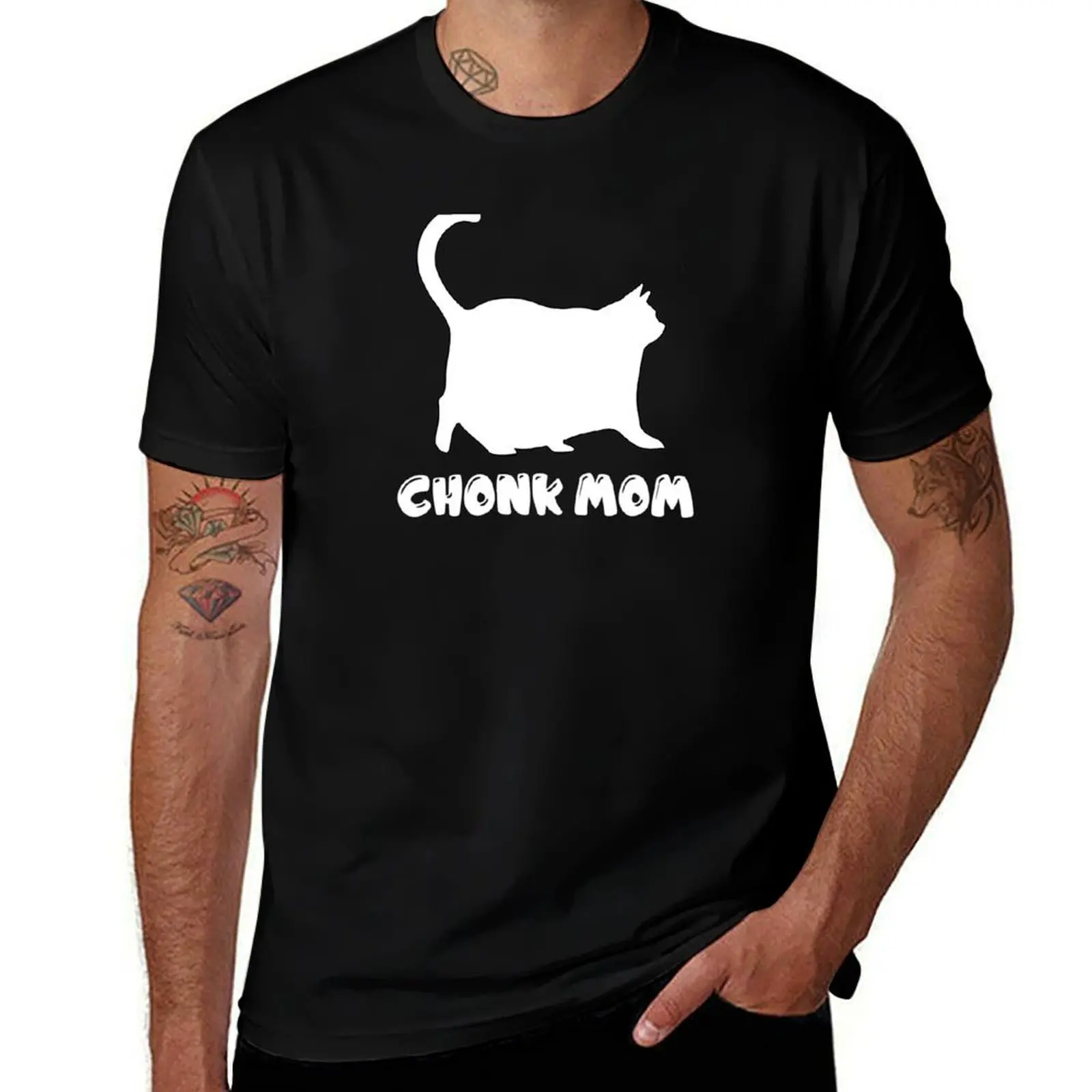 

cotton Chonk cotton t shirts White Gift percent Mom Funny tshirt for shirt 100 t T-Shirt 2020 man funny Cat anime