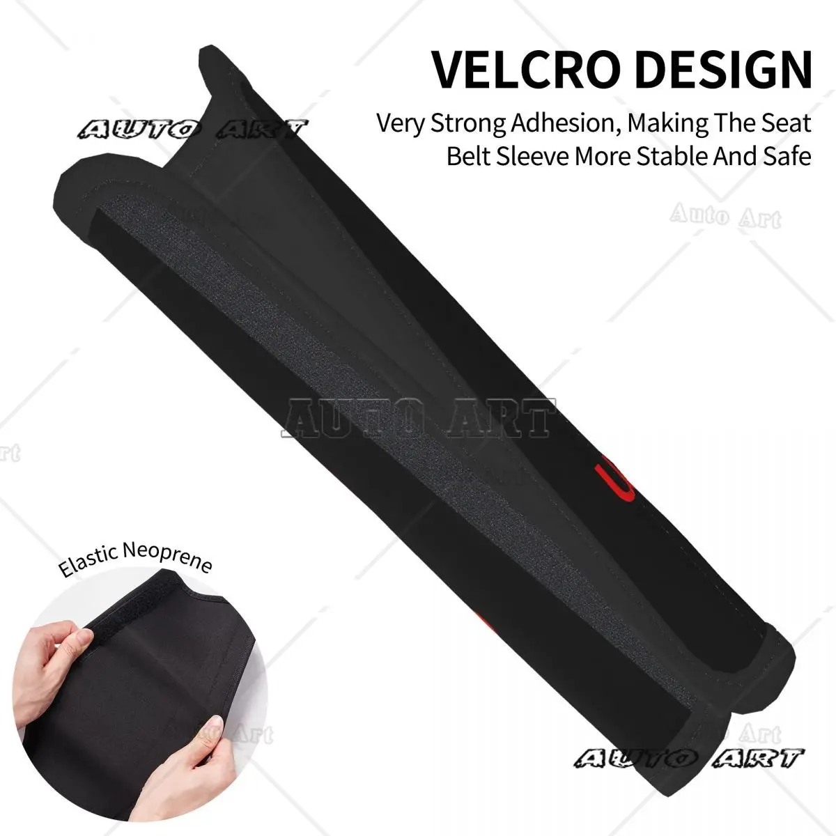 Maßgeschneiderte, individuell gestaltete Auto-Sicherheitsgurtpolster im 2er-Pack mit individuellem Logo bedruckte, sichere Sicherheitsgurt-Schultergurtbezüge