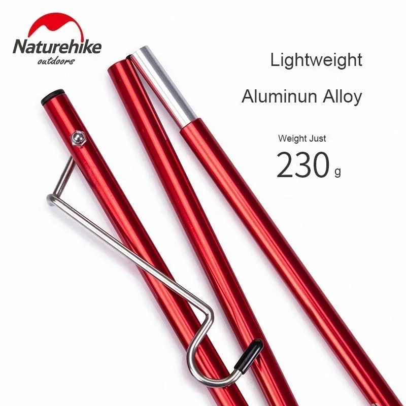 Naturehike Biwakowy piknik lampka przenośna podróżny składany obóz mały lekki słupek ze stopu Aluminium lekki statyw 230G