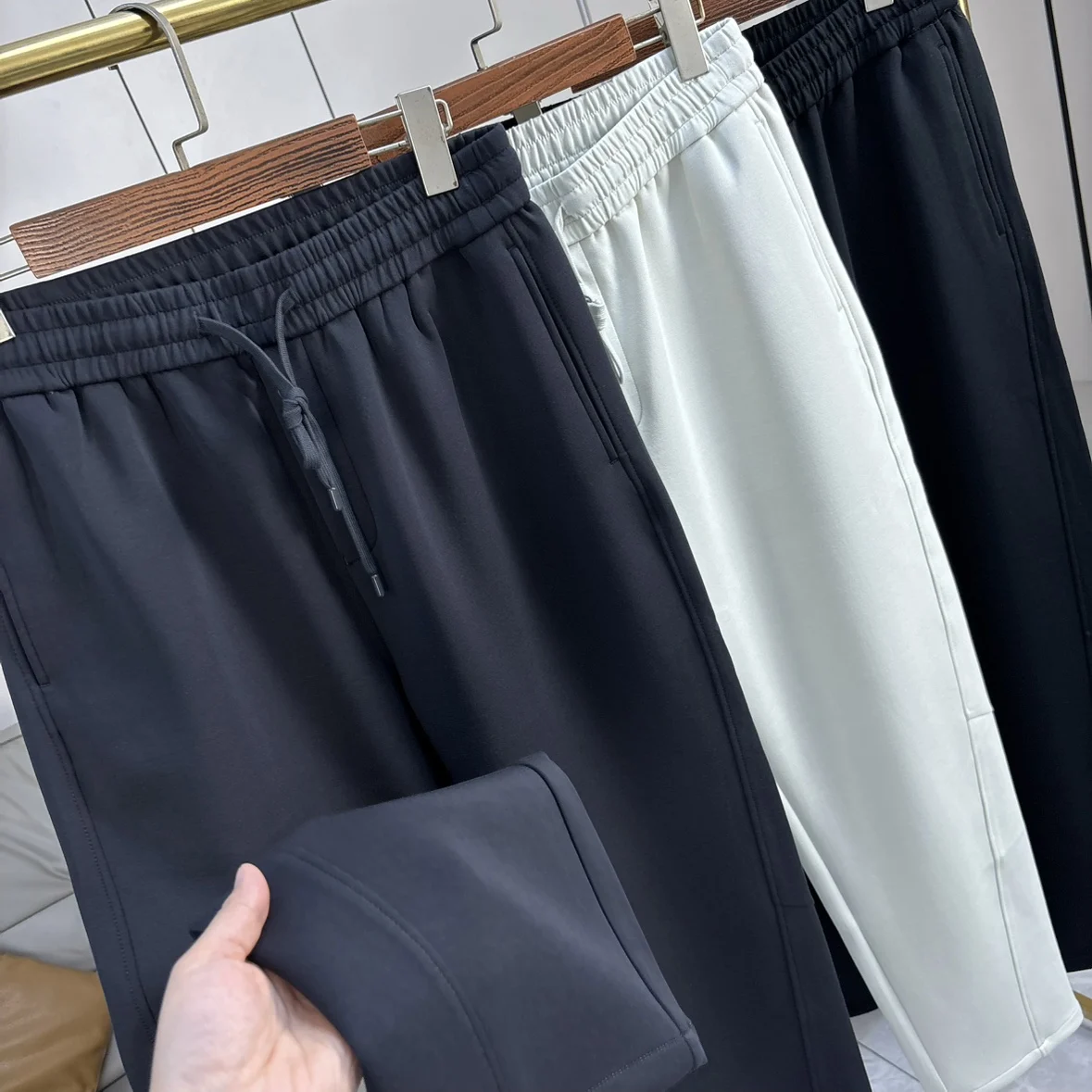 

Modal Blended Men's Straight Leg Spor Casual Trousers Faionable Urban Sle Comfortable Breathable Autumn Leisure Pants