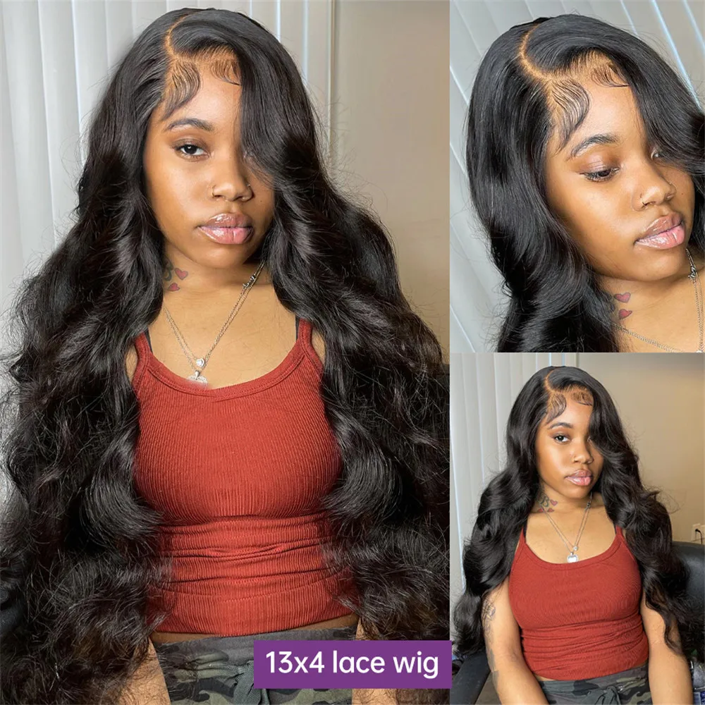 30 32 34 Inch 13x4 Lace Wig 13X6 Human Hair Lace Frontal Wig Body Wave 360 Hd Lace Frontal Wig 13X4 Lace Front Human Hair Wigs