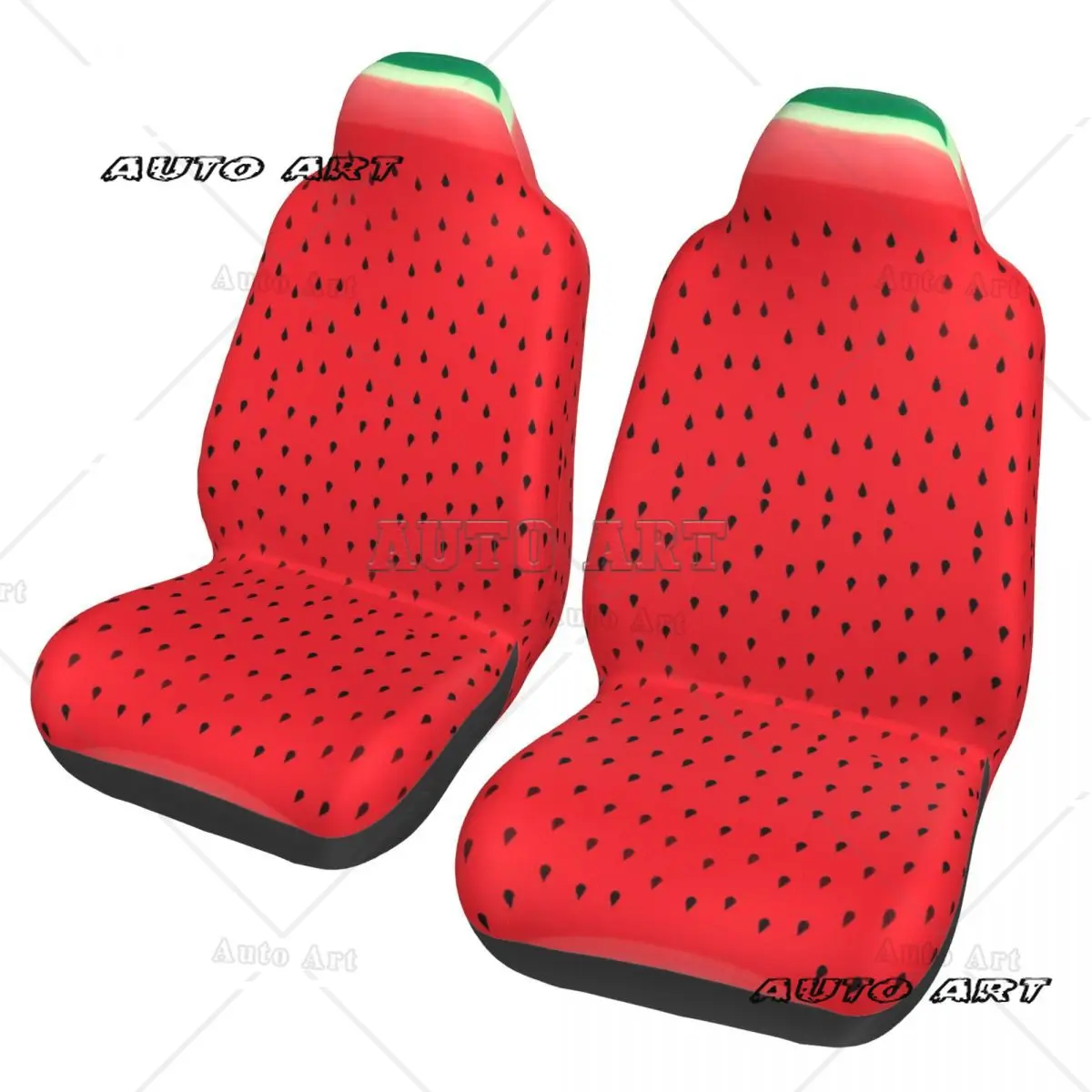 Watermelon Fruits Universal Car Seat Cover Protector Interior Accessories Suitable For All Kinds Models Seat Covers Polyester