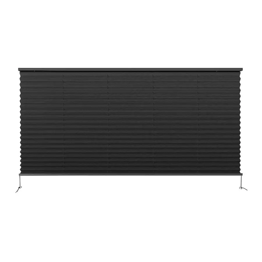 

RV Blinds Pleated Shades, 50 W x 24 L Black RV Window Shades for Camper, Travel Trailers, Motorhomes Window