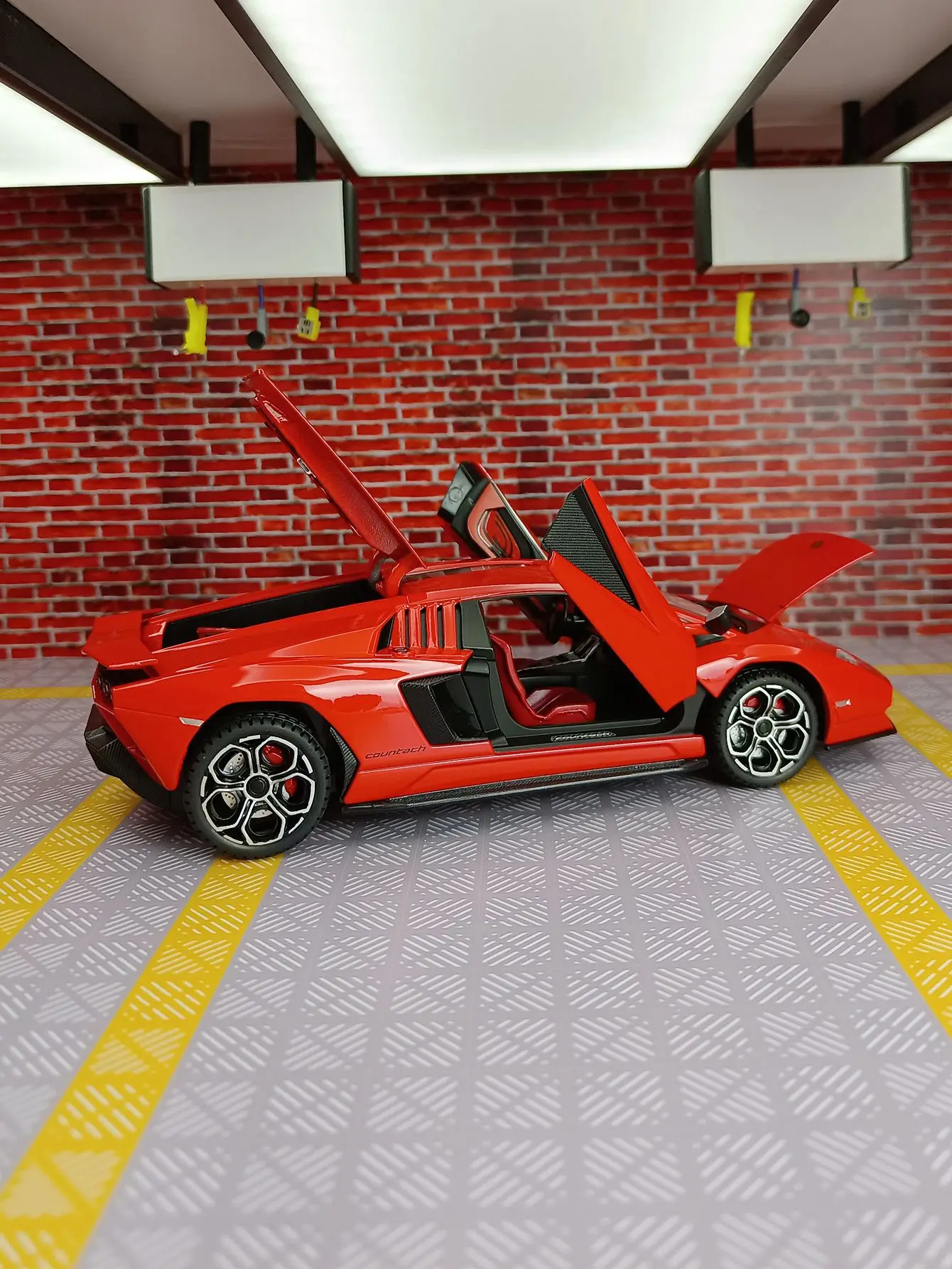 1:24 Lamborghinis Lpi-800 Simulation Alloy Sports Car Model Sound And Light Pull Back To Children's Toys