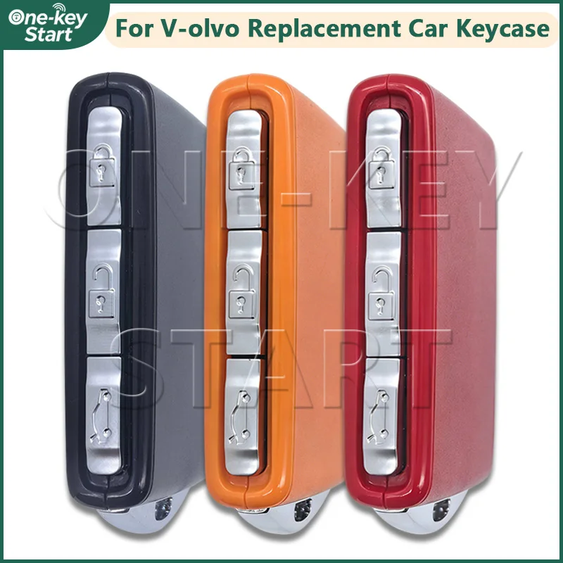 

FCC: YGOHUF8423 For Volvo s90 s60 s40 XC60 XC90 2016-2023 Colorful 4 Buttons Replacement Car Key Shell Case