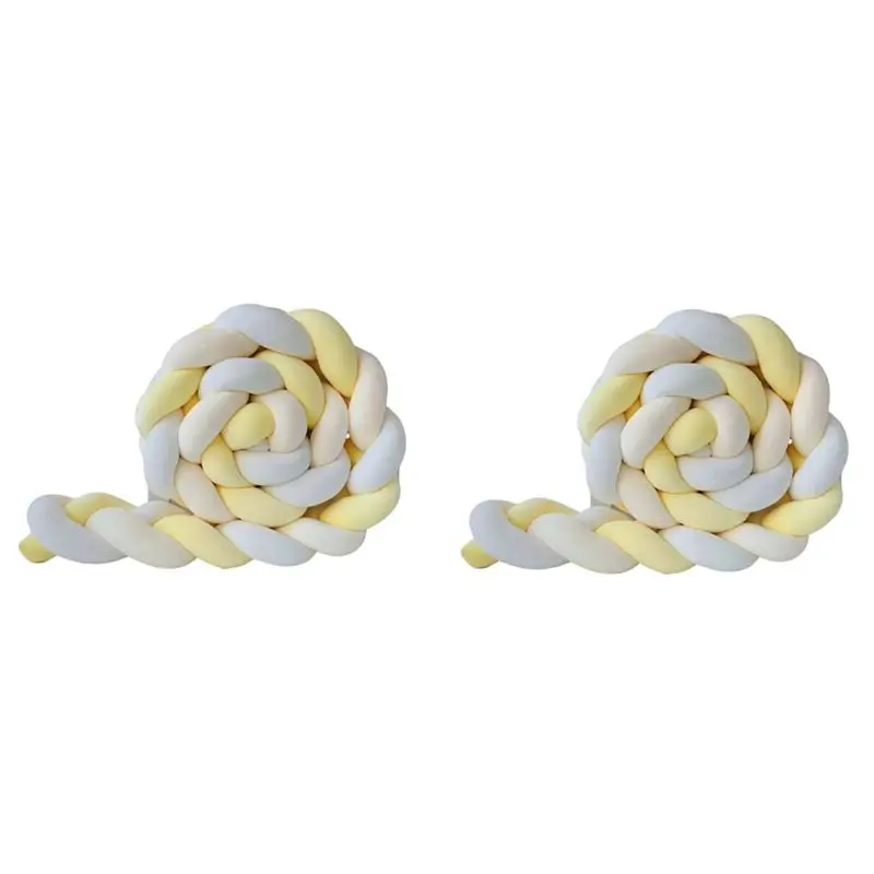 TFORU-Nordic Danish Braided Long Knotted Ball Pillow Three-Strand Braid Children's Room Decoration Bedside