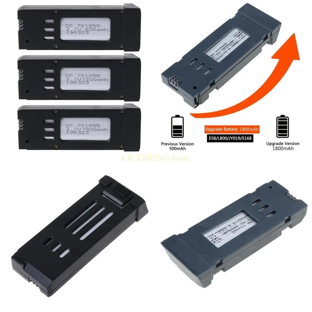 بطارية E56B بدون طيار 3.7 فولت 1200MAH 1800MAH
