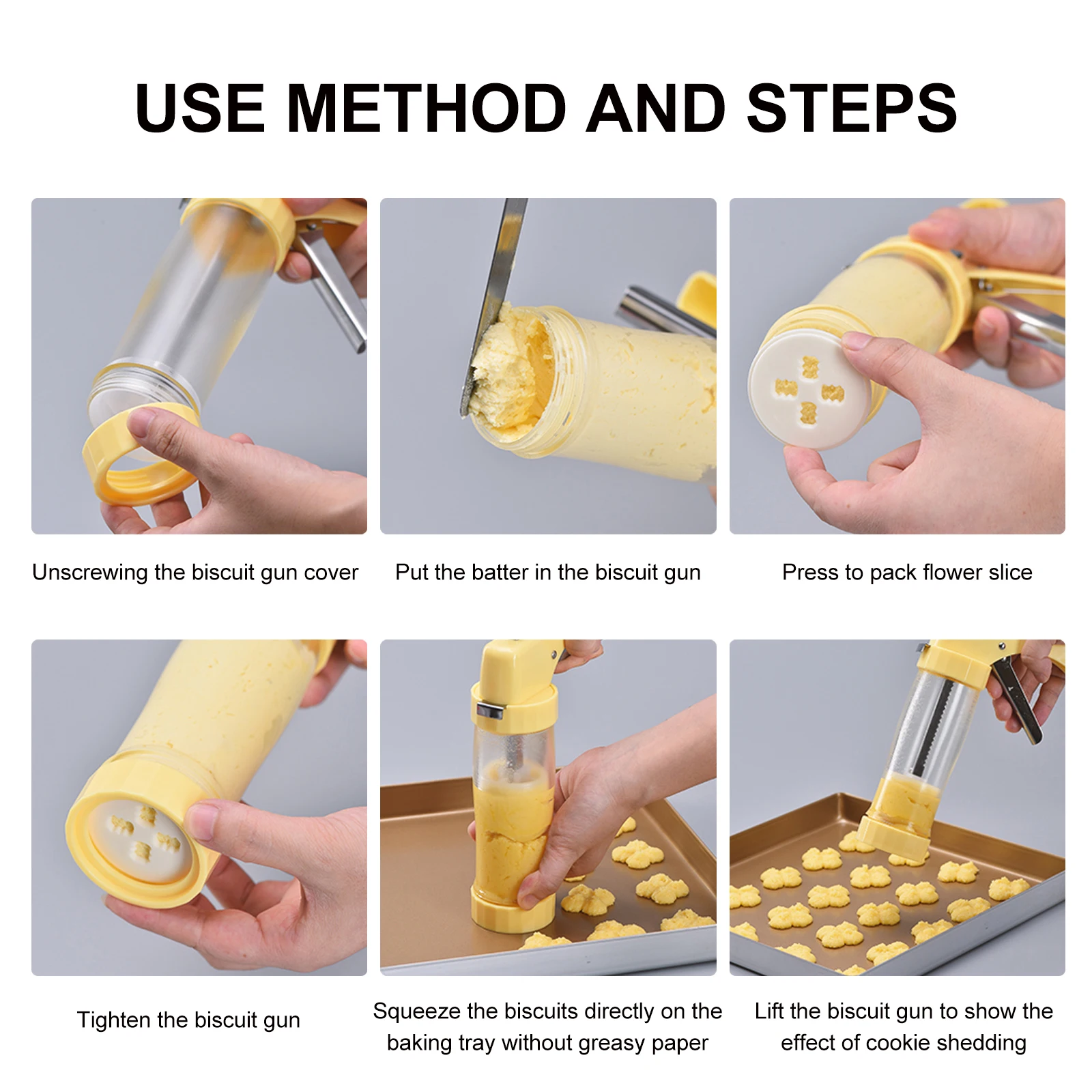 

Plastic Baking Piping Syringe Cupcake Injector Set Decorative Tool Cake Piping Syringe Removable Base Stainless Steel