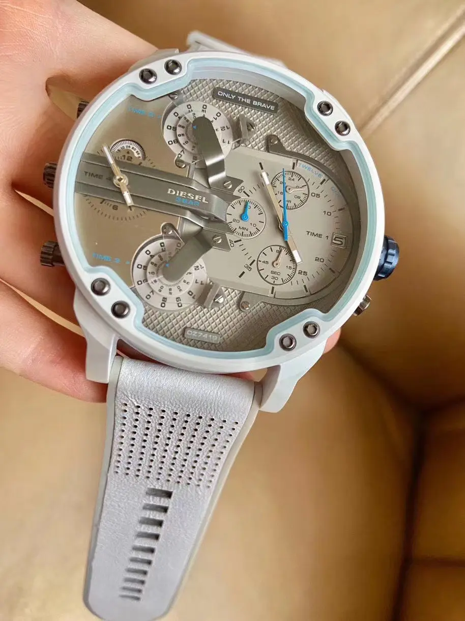 For Diesel Men's Watch European and American domineering multifunctional sports large dial quartz movement women's fashion watch