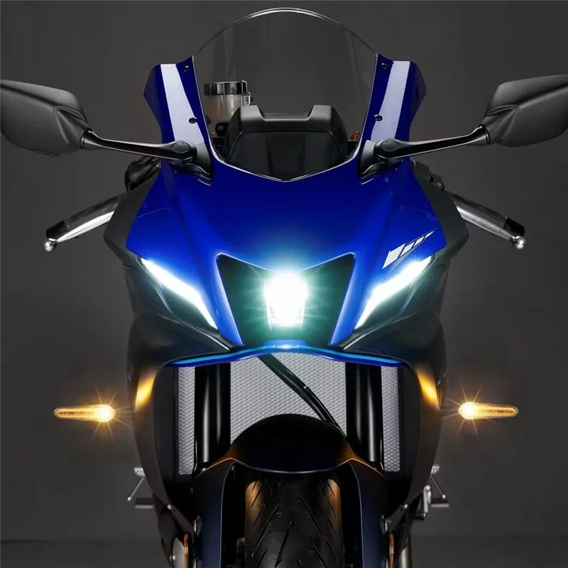 AS57-دراجات نارية شبكة المبرد النفط برودة حامي لياماها YZFR9 الدراجات النارية المبرد الحرس الدراجات النارية الملحقات #2