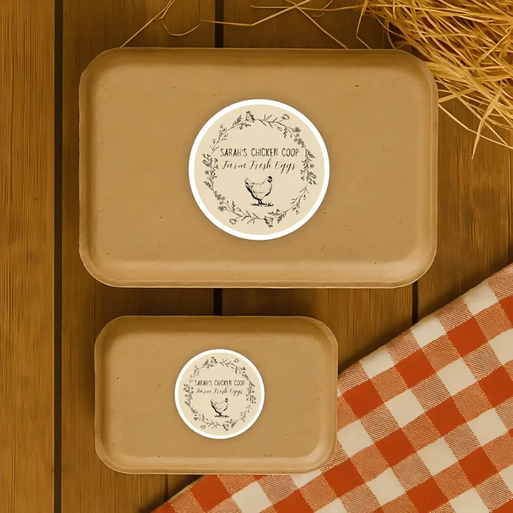 Anpassbares Aufkleber-Etikett mit individuellem Foto, Vinyl, mit Text-Logo, wasserdicht, personalisiert, rund, für Werbeveranstaltungen, Firmengeschenk – Detail 4