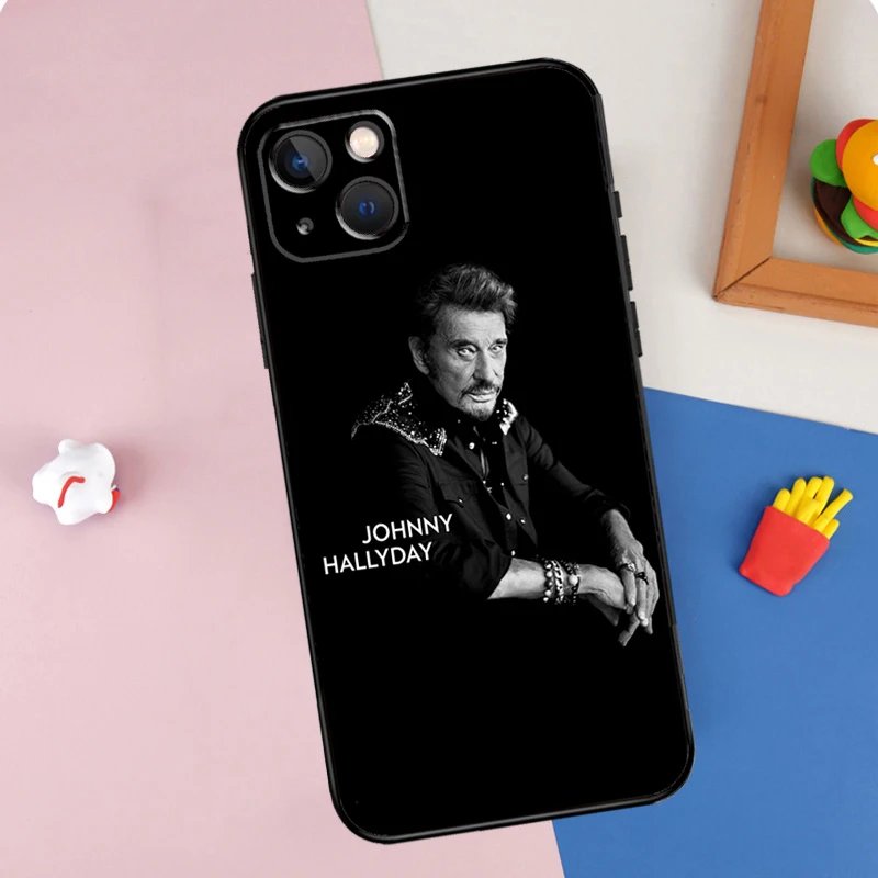 Johnny Hallyday Case For iPhone 13 11 12 14 15 16 Pro Max Mini X XR XS Max Plus Soft Cover