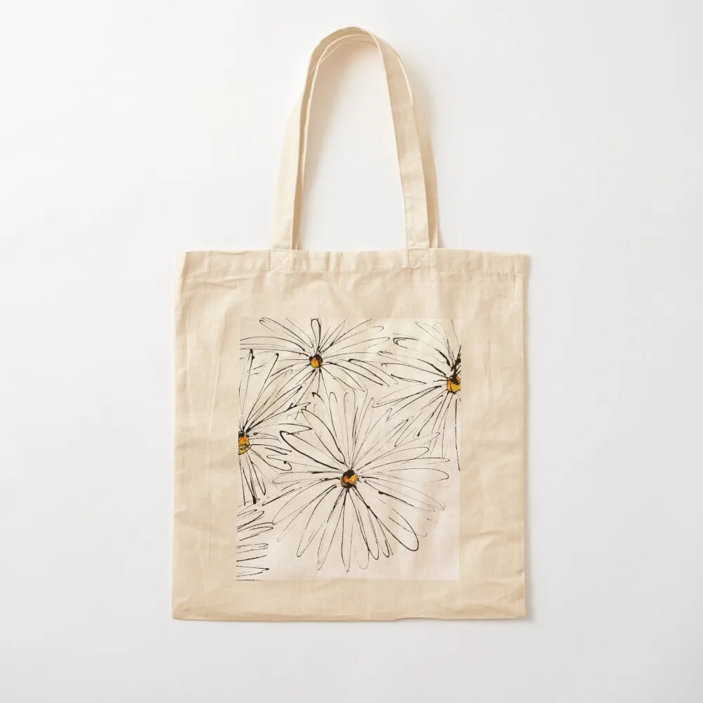 

White Daisies Tote Bag great bag custom tote bag Shopper handbag