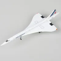 1:400 Concorde Air France British 1976-2003 Airline Model Alloy Collectible Display Toy Airplane Model Collection Kids Children