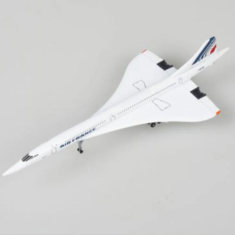 1:400 Concorde Air France British 1976-2003 Airline Model Alloy Collectible Display Toy Airplane Model Collection Kids Children