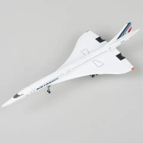 1:400 Concorde Air France British 1976-2003 Flygbolagsmodell i legering, samlarobjekt, leksaksflygplansmodell, samling för barn, barn 10 best sales konkorde - №10