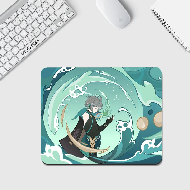 

Small Mousepad Genshin Impact Rubber Mouse Pad XS Desk Mat 18x22cm Design Mouse Mat Best Little Desk Pad