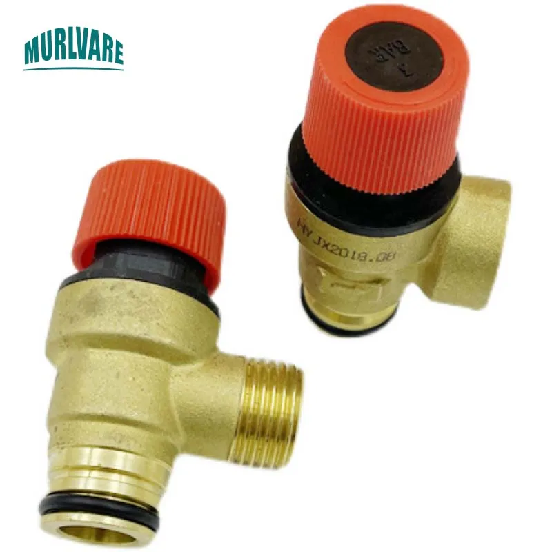 Brass Pressure Relief Valve Bayonet  Safety Valve Drain Relief Switch For Water Heater Boiler