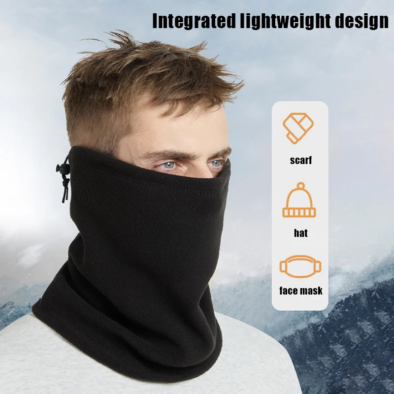 وشاح حراري خارجي مقاوم للرياح لركوب الدراجات، قناع وجه برباط بغطاء للرأس لخريف وشتاء #1