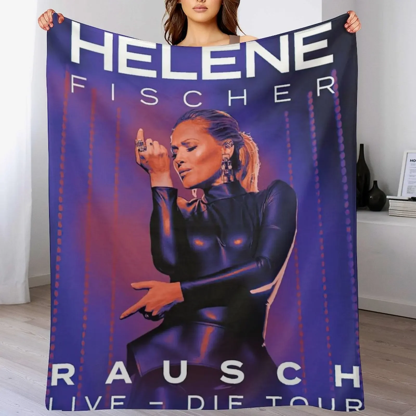 

Helene Fischer Live - Die Tour Throw Blanket Cozy Throw Blanket Birthday Gift for Him Her