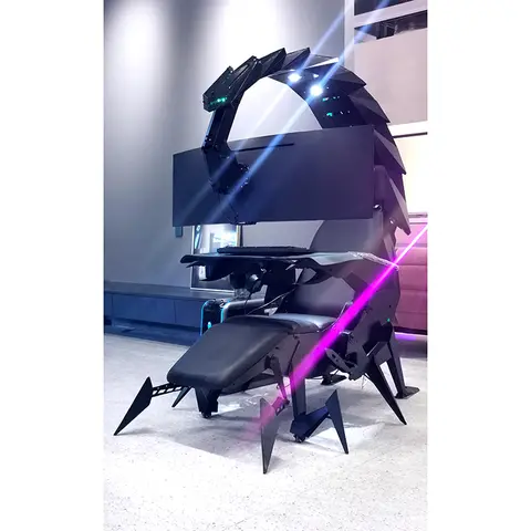 Comfortable Zero Gravity Imperator Works Computer Ergonomic Scorpion Integrated Cockpit Gaming Chair For Sale