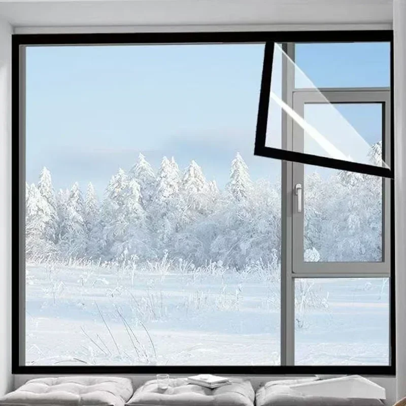 Winter Warm Curtains,insulation Film,windproof Sealing,window Leakage Sealing,windproof Transparent Plastic Cloth,coldinsulation