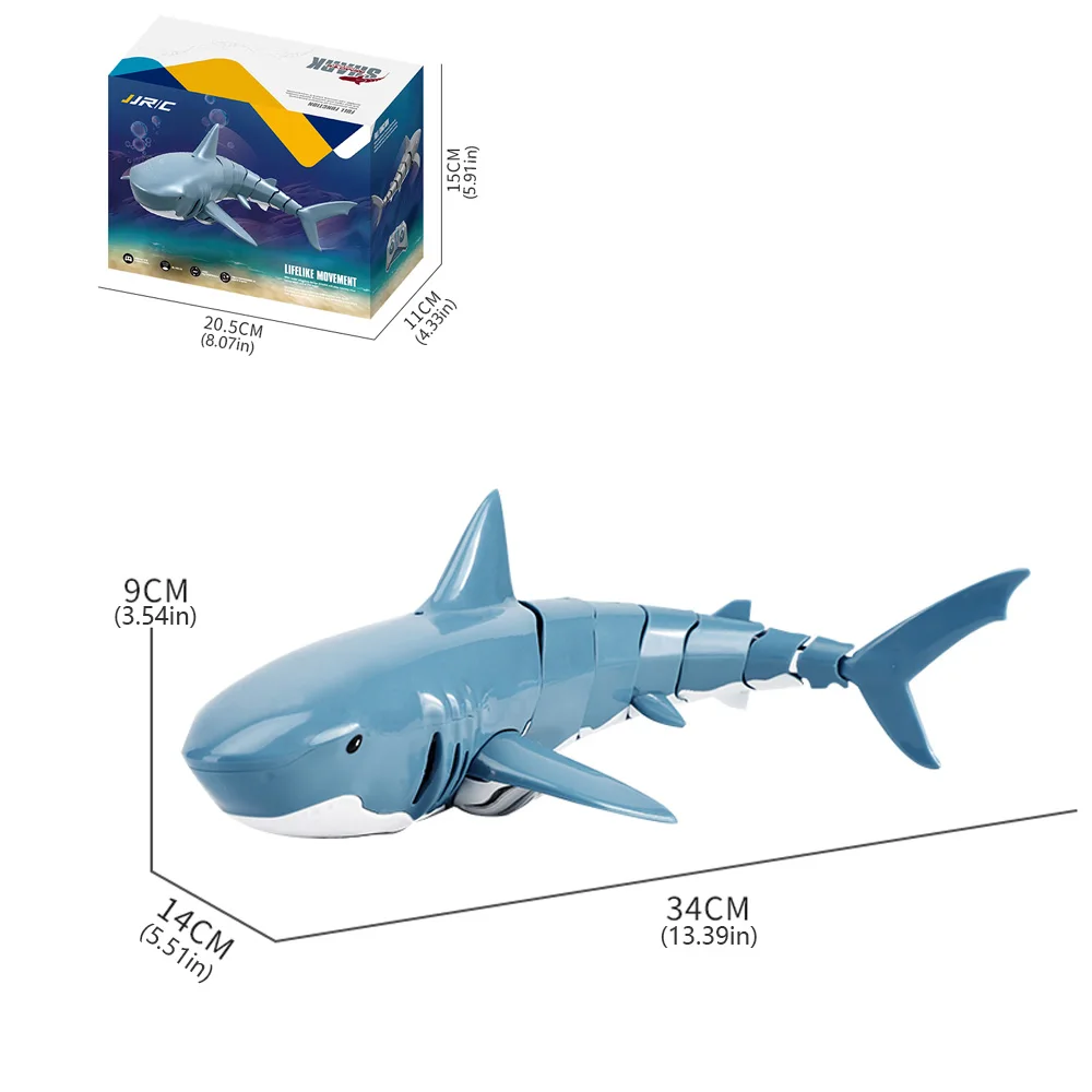 Children\'S Toys Remote Control Shark 2.4g Remote Control Summer Water Toys Ultra-Long Distance Simulation Model Toy Boy Gift