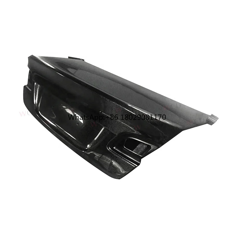 Bagagliaio posteriore in fibra di carbonio stile CSL per BMW serie 3 E90 E92 M3 2008-2011 sostituzione coperchio bagagliaio posteriore