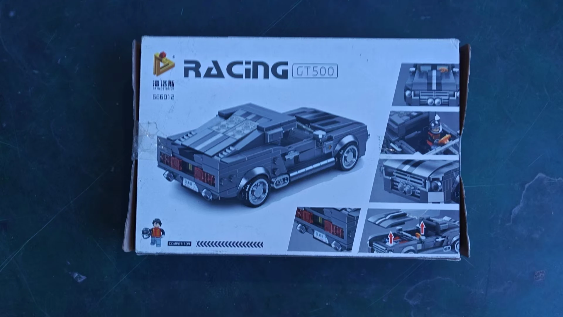 

365 шт. Ford Mustang GT500 666012, гоночная серия, строительный блок, сборка кирпичей для детей